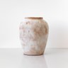 02 vaso brie em ceramica branco e terracota p