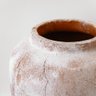 06 vaso brie em ceramica branco e terracota p