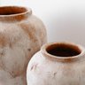 08 vaso brie em ceramica branco e terracota p