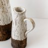 16 vaso jarra monae em ceramica branco mesclado p