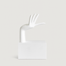 01 escultura mao anna em poliresina branco